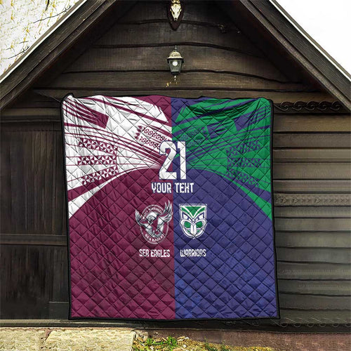 Custom Warriors-Sea Eagles Quilt Together Sporty Style