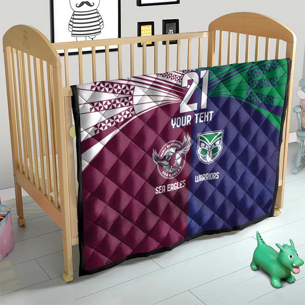 Custom Warriors-Sea Eagles Quilt Together Sporty Style