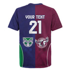 Custom Warriors-Sea Eagles Rugby Jersey Together Sporty Style