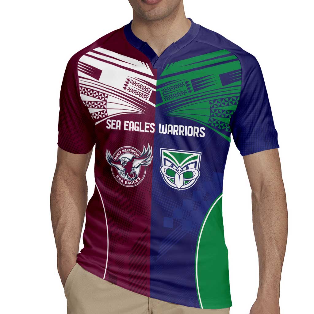 Custom Warriors-Sea Eagles Rugby Jersey Together Sporty Style
