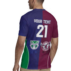 Custom Warriors-Sea Eagles Rugby Jersey Together Sporty Style