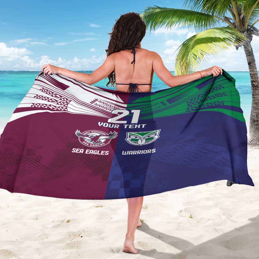 Custom Warriors-Sea Eagles Sarong Together Sporty Style