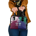 Custom Warriors-Sea Eagles Shoulder Handbag Together Sporty Style