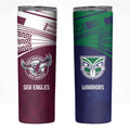 Custom Warriors-Sea Eagles Skinny Tumbler Together Sporty Style