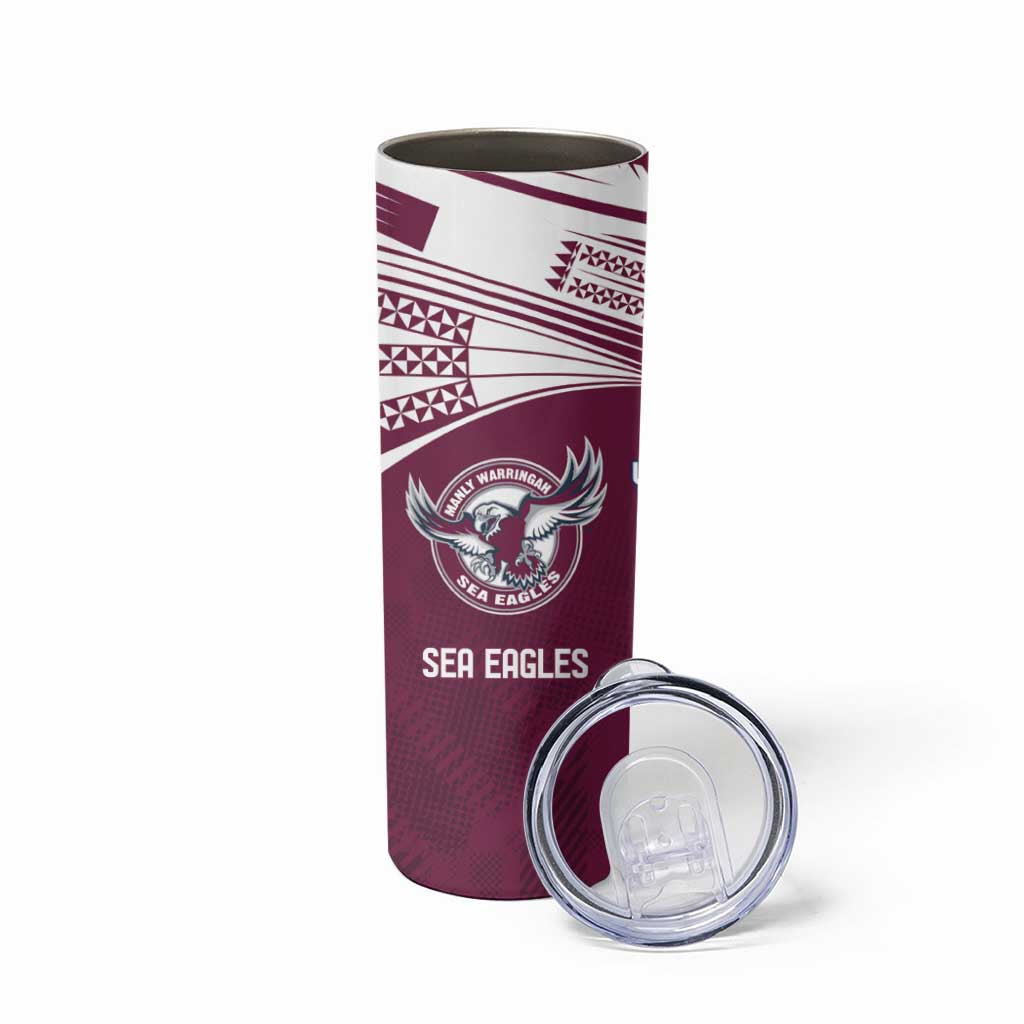 Custom Warriors-Sea Eagles Skinny Tumbler Together Sporty Style