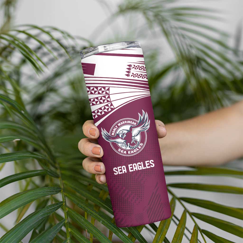 Custom Warriors-Sea Eagles Skinny Tumbler Together Sporty Style