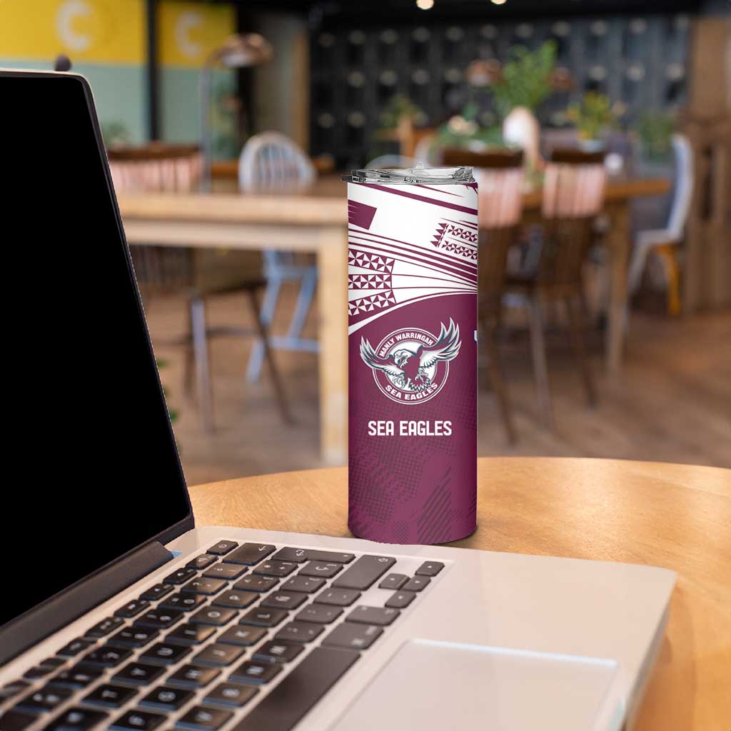 Custom Warriors-Sea Eagles Skinny Tumbler Together Sporty Style