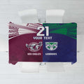 Custom Warriors-Sea Eagles Tablecloth Together Sporty Style
