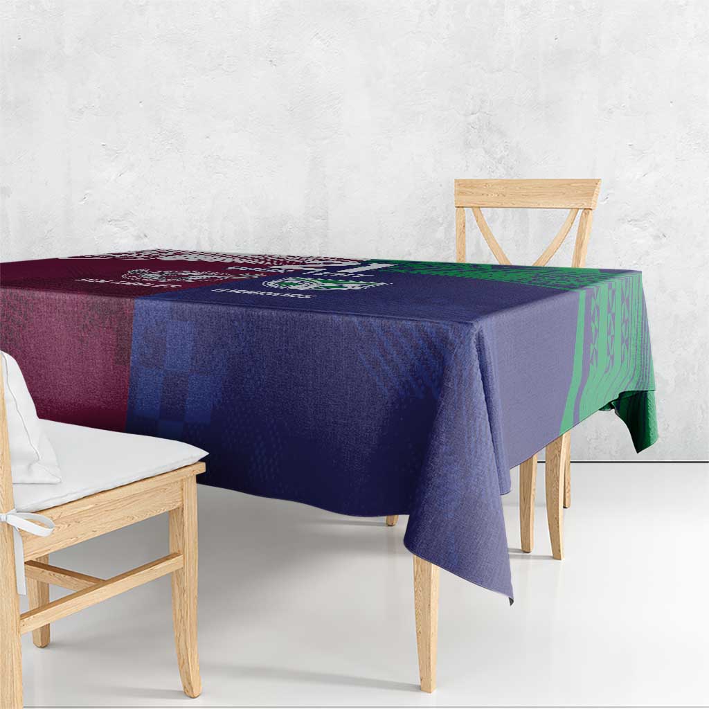 Custom Warriors-Sea Eagles Tablecloth Together Sporty Style
