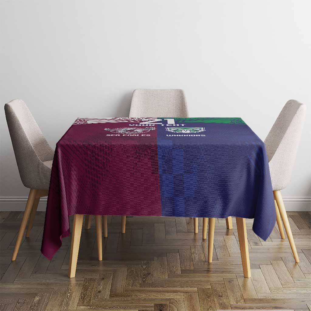 Custom Warriors-Sea Eagles Tablecloth Together Sporty Style