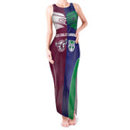 Custom Warriors-Sea Eagles Tank Maxi Dress Together Sporty Style