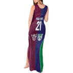 Custom Warriors-Sea Eagles Tank Maxi Dress Together Sporty Style