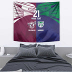 Custom Warriors-Sea Eagles Tapestry Together Sporty Style