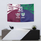Custom Warriors-Sea Eagles Tapestry Together Sporty Style