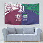 Custom Warriors-Sea Eagles Tapestry Together Sporty Style