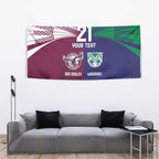 Custom Warriors-Sea Eagles Tapestry Together Sporty Style