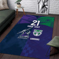 Custom Warriors-Storm Area Rug Together Sporty Style