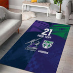 Custom Warriors-Storm Area Rug Together Sporty Style