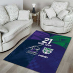 Custom Warriors-Storm Area Rug Together Sporty Style