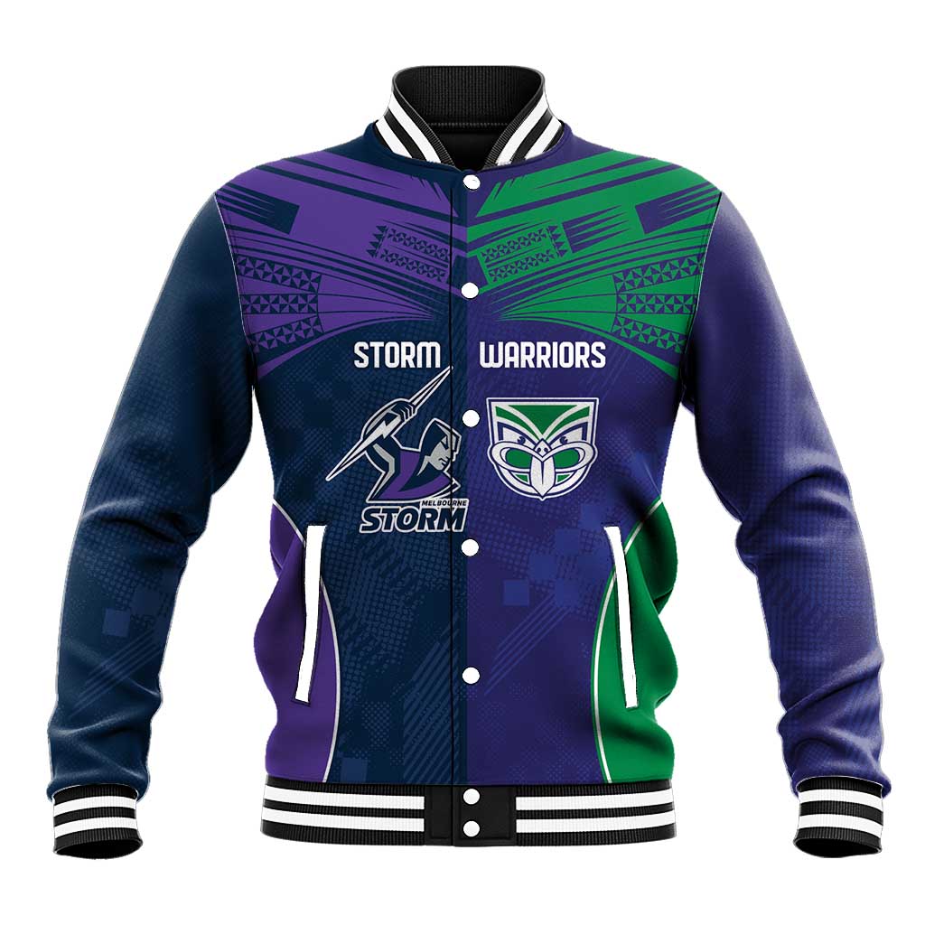 Custom Warriors-Storm Baseball Jacket Together Sporty Style
