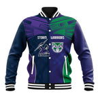 Custom Warriors-Storm Baseball Jacket Together Sporty Style