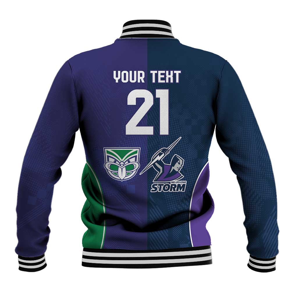 Custom Warriors-Storm Baseball Jacket Together Sporty Style