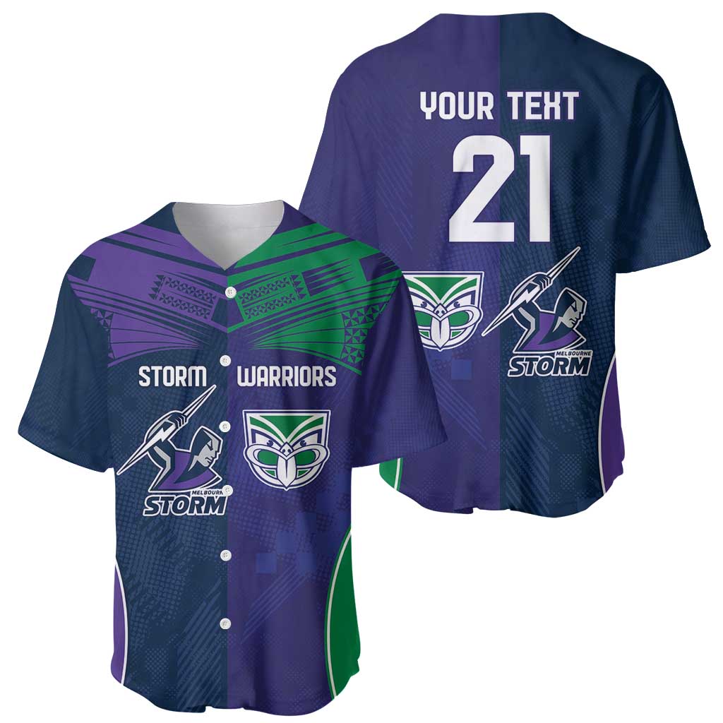 Custom Warriors-Storm Baseball Jersey Together Sporty Style