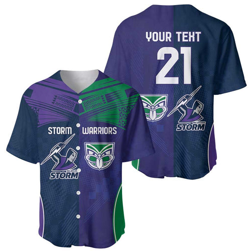 Custom Warriors-Storm Baseball Jersey Together Sporty Style