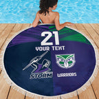 Custom Warriors-Storm Beach Blanket Together Sporty Style