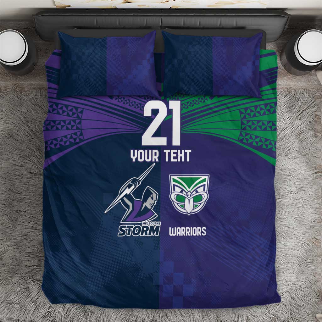 Custom Warriors-Storm Bedding Set Together Sporty Style