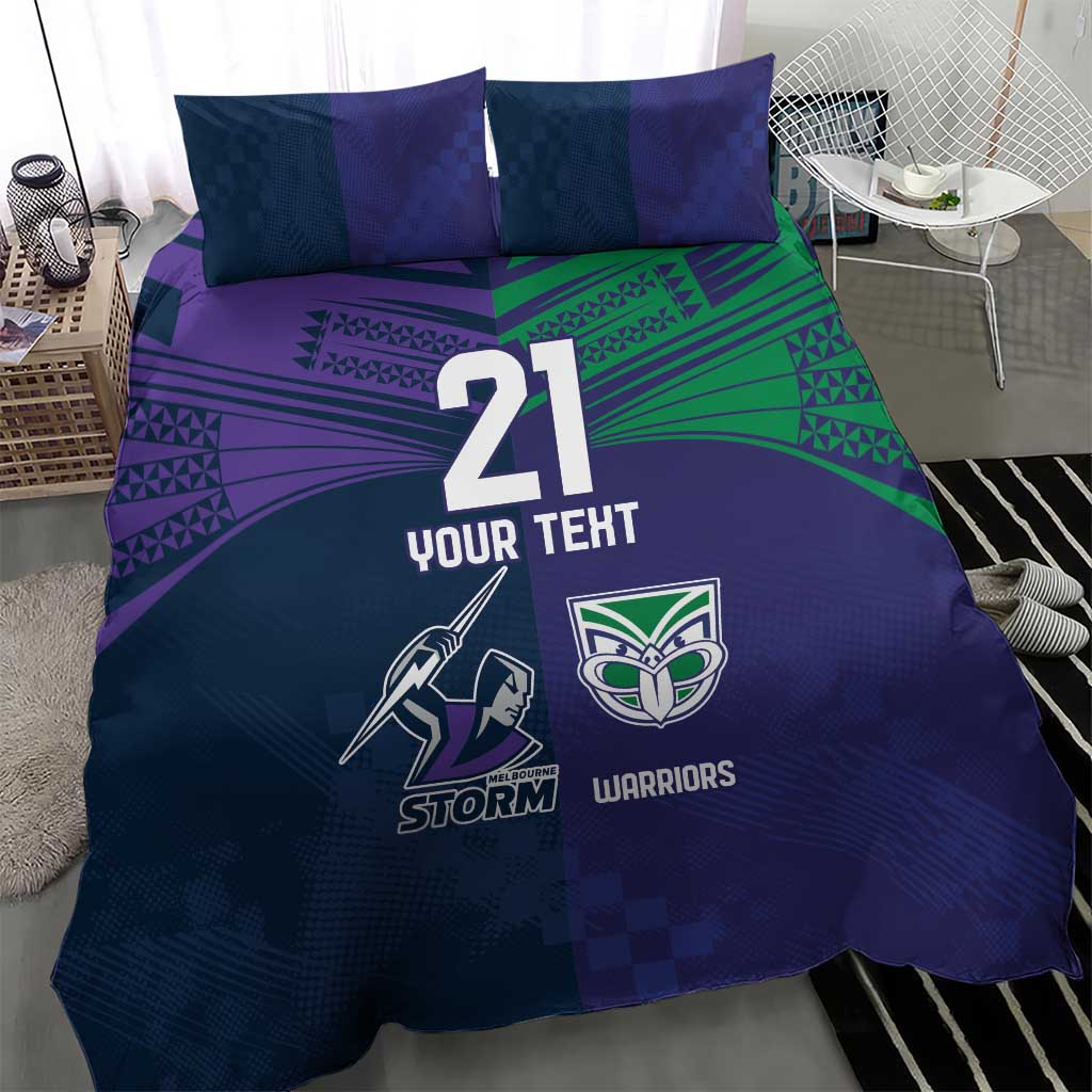 Custom Warriors-Storm Bedding Set Together Sporty Style