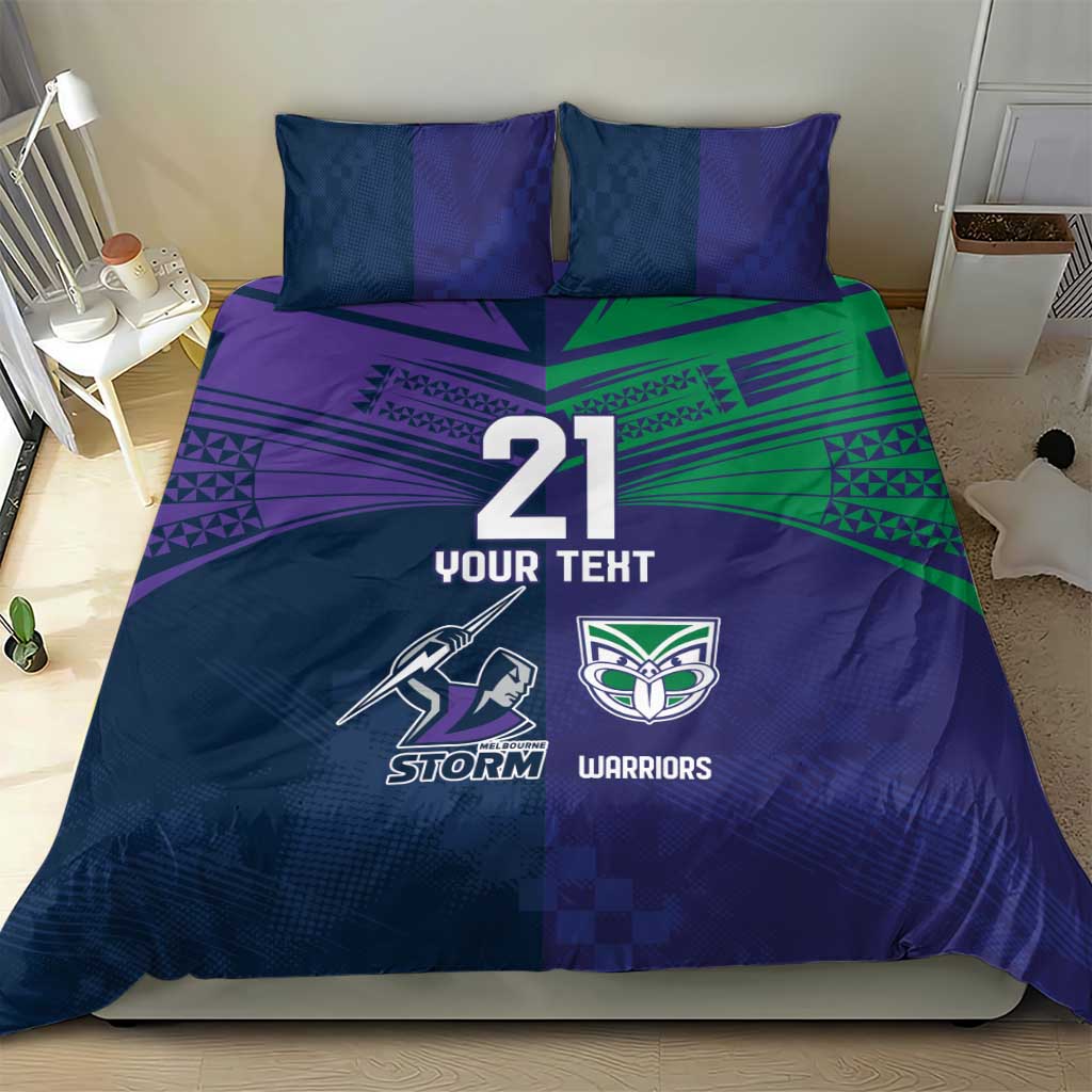 Custom Warriors-Storm Bedding Set Together Sporty Style