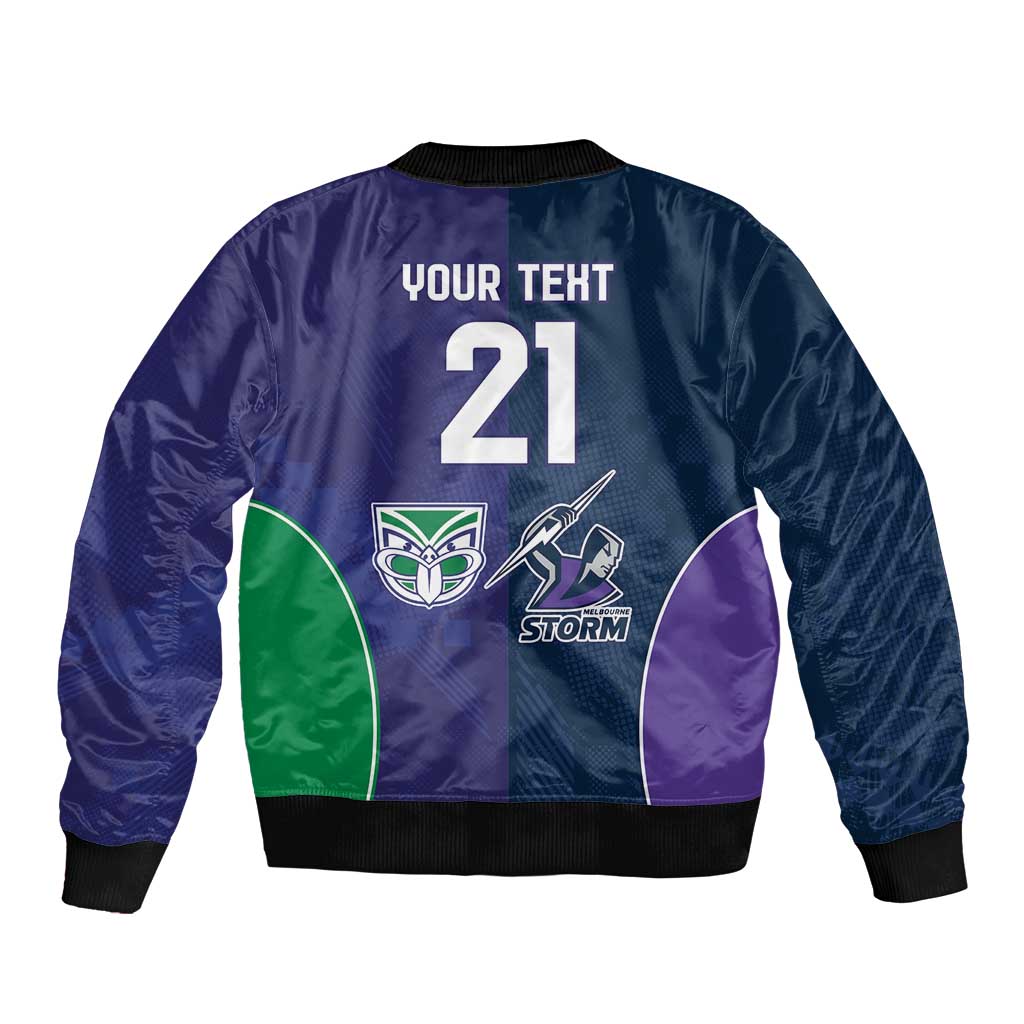 Custom Warriors-Storm Bomber Jacket Together Sporty Style