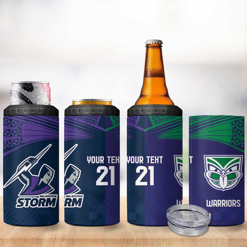 Custom Warriors-Storm 4 in 1 Can Cooler Tumbler Together Sporty Style