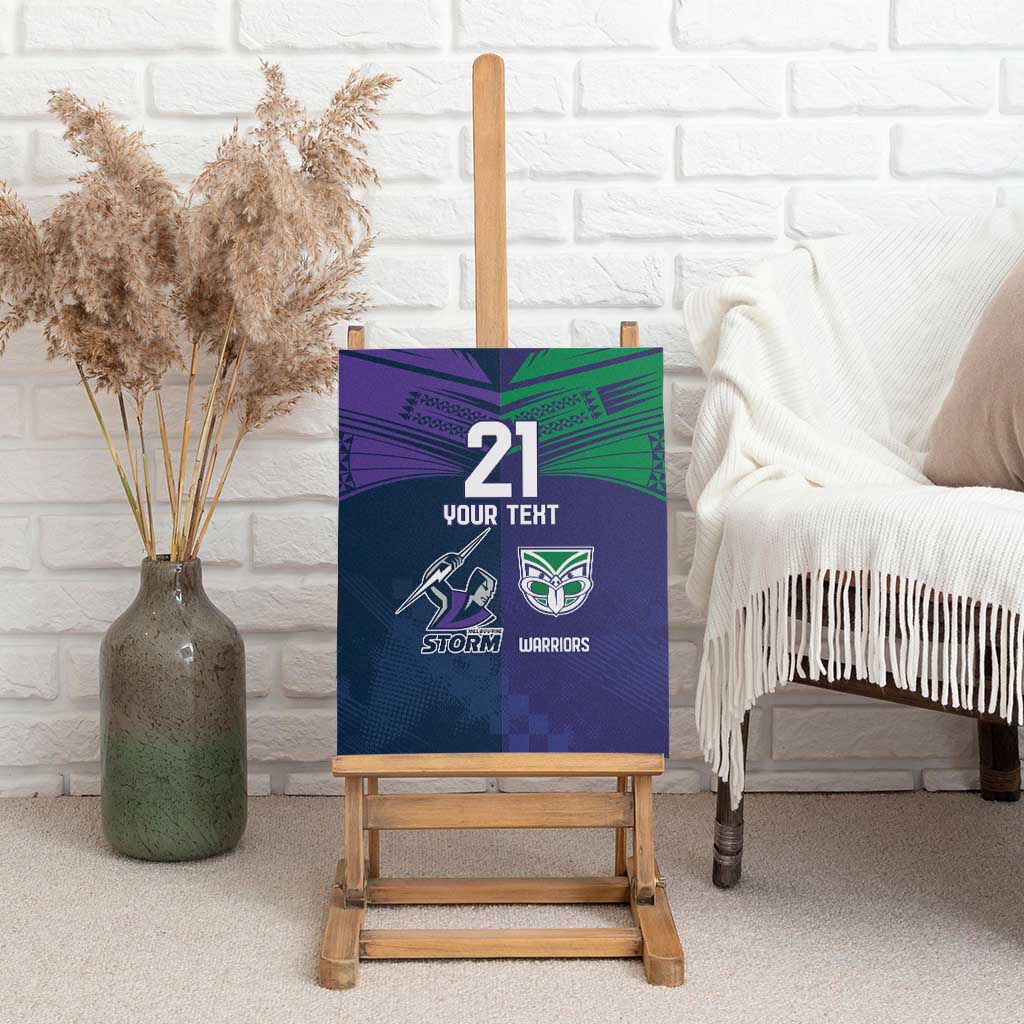 Custom Warriors-Storm Canvas Wall Art Together Sporty Style