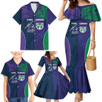 Custom Warriors-Storm Family Matching Mermaid Dress and Hawaiian Shirt Together Sporty Style