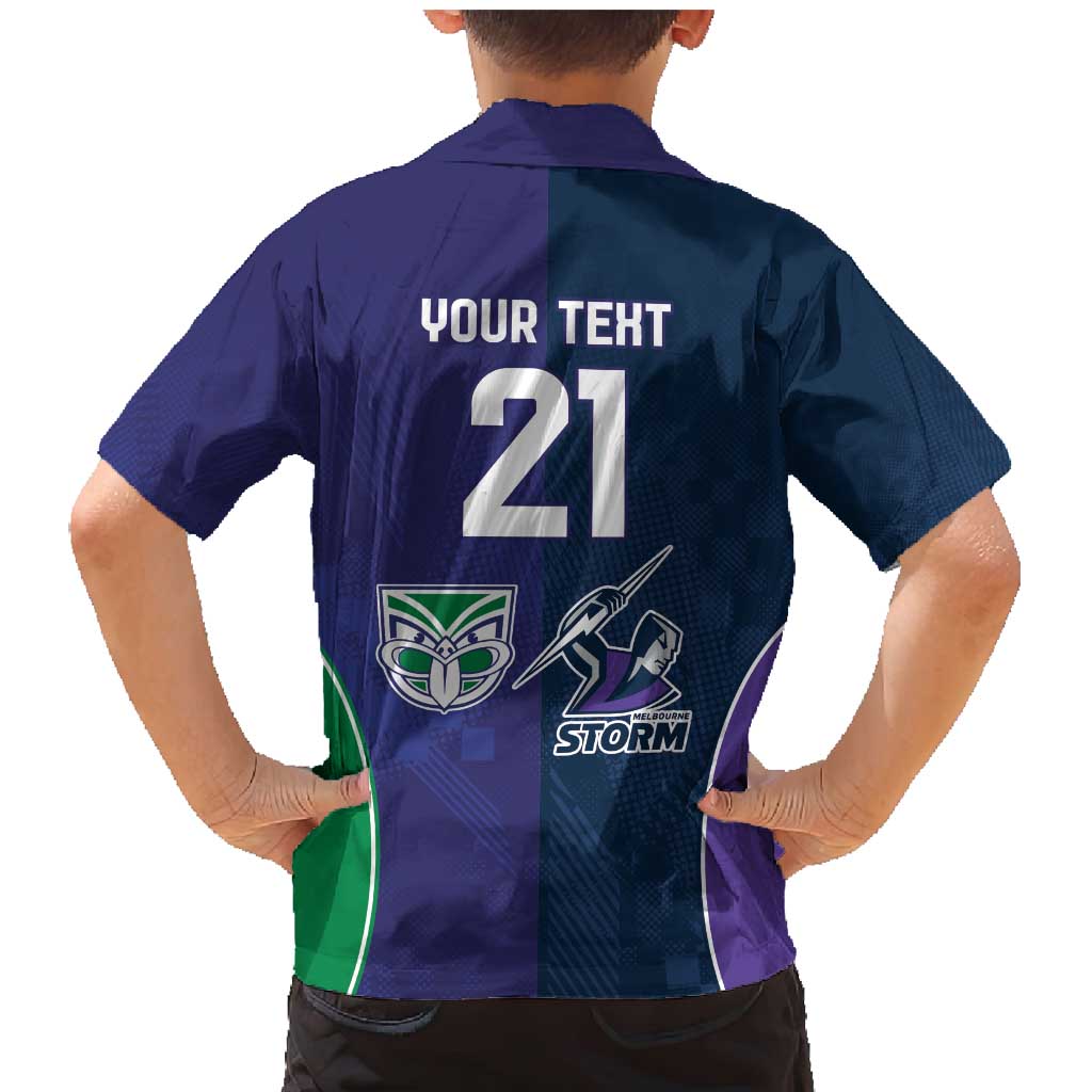 Custom Warriors-Storm Family Matching Mermaid Dress and Hawaiian Shirt Together Sporty Style