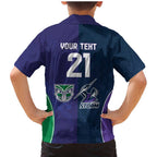 Custom Warriors-Storm Family Matching Mermaid Dress and Hawaiian Shirt Together Sporty Style