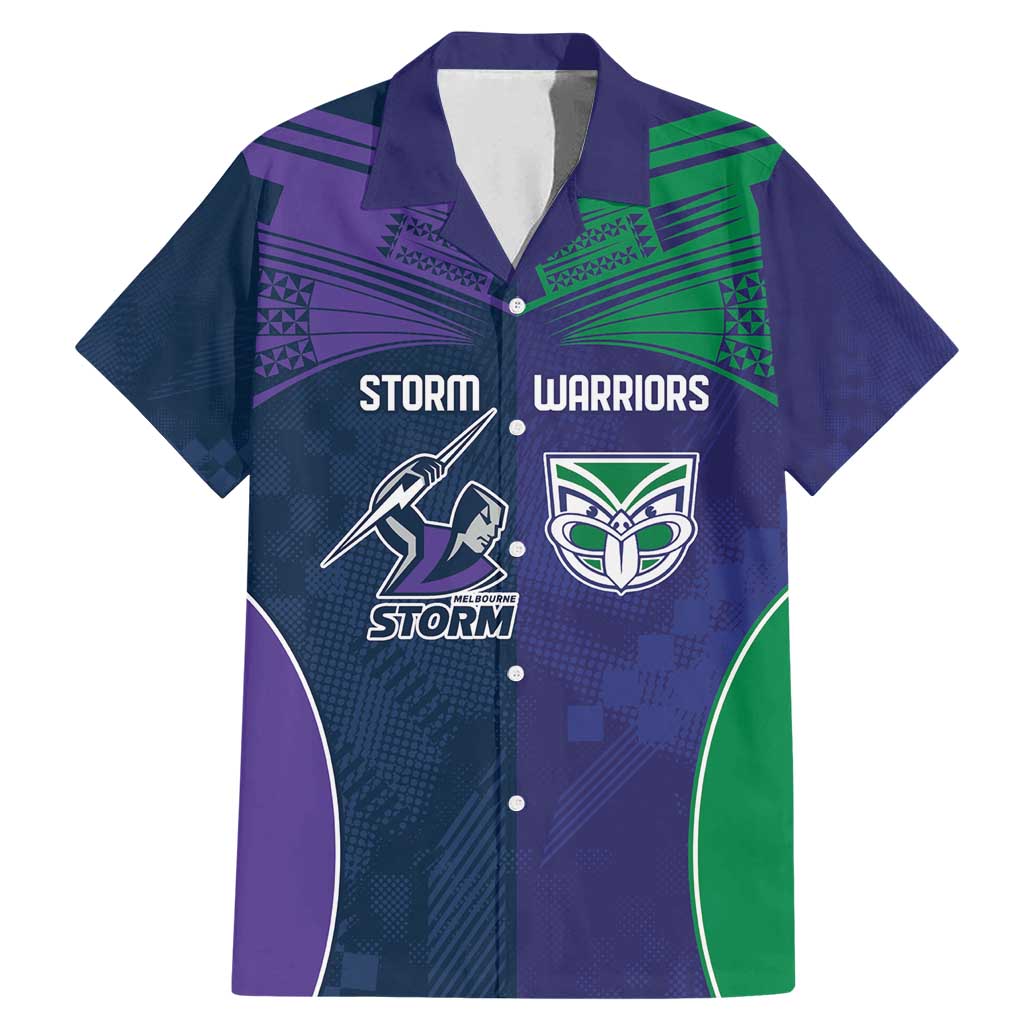 Custom Warriors-Storm Family Matching Mermaid Dress and Hawaiian Shirt Together Sporty Style
