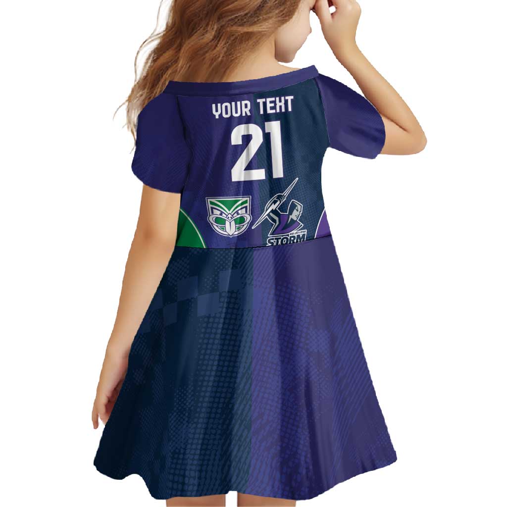 Custom Warriors-Storm Family Matching Off Shoulder Maxi Dress and Hawaiian Shirt Together Sporty Style