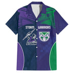 Custom Warriors-Storm Family Matching Tank Maxi Dress and Hawaiian Shirt Together Sporty Style