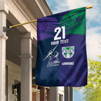 Custom Warriors-Storm Garden Flag Together Sporty Style