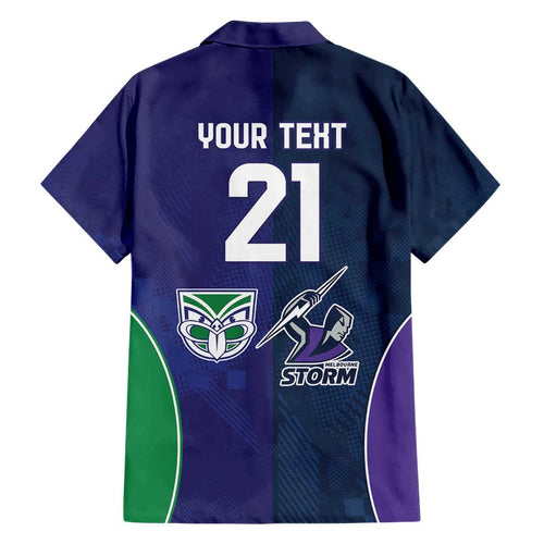 Custom Warriors-Storm Hawaiian Shirt Together Sporty Style