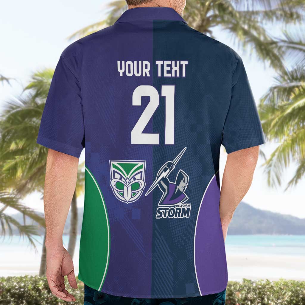 Custom Warriors-Storm Hawaiian Shirt Together Sporty Style