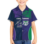 Custom Warriors-Storm Hawaiian Shirt Together Sporty Style