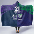 Custom Warriors-Storm Hooded Blanket Together Sporty Style