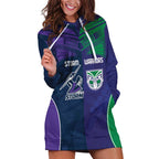 Custom Warriors-Storm Hoodie Dress Together Sporty Style