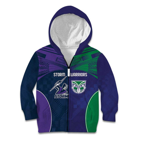 Custom Warriors-Storm Kid Hoodie Together Sporty Style