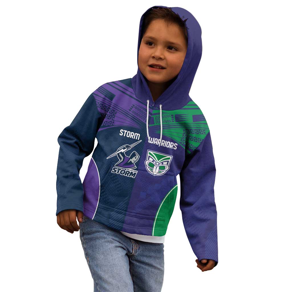 Custom Warriors-Storm Kid Hoodie Together Sporty Style