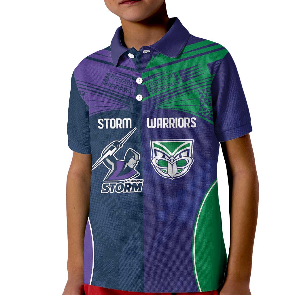 Custom Warriors-Storm Kid Polo Shirt Together Sporty Style